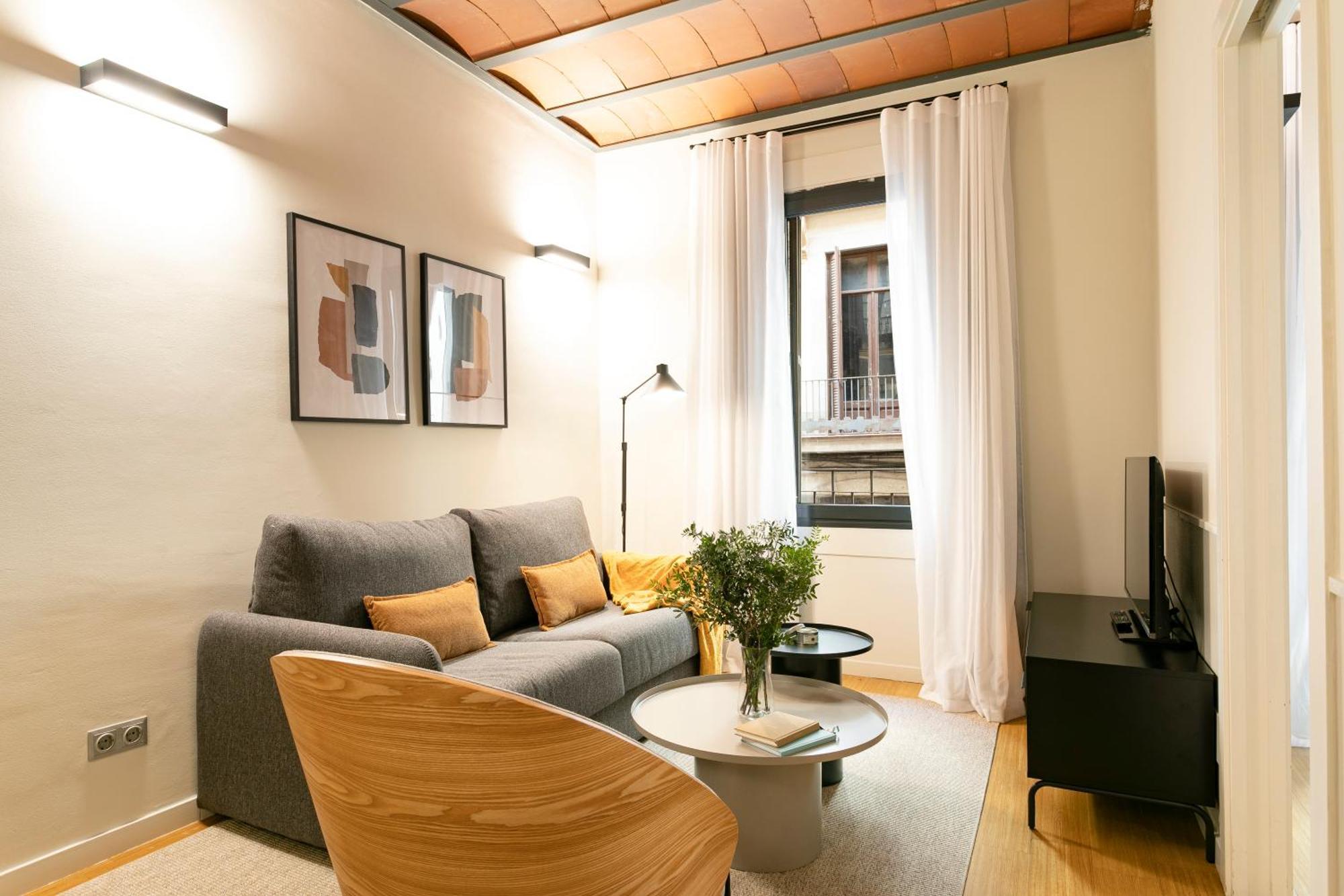 Aspasios Las Ramblas Apartments Barselona Oda fotoğraf