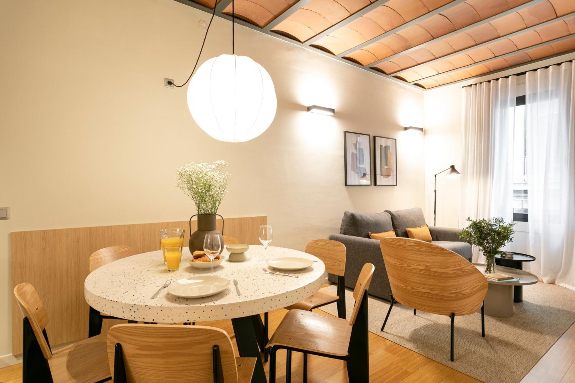 Aspasios Las Ramblas Apartments Barselona Oda fotoğraf